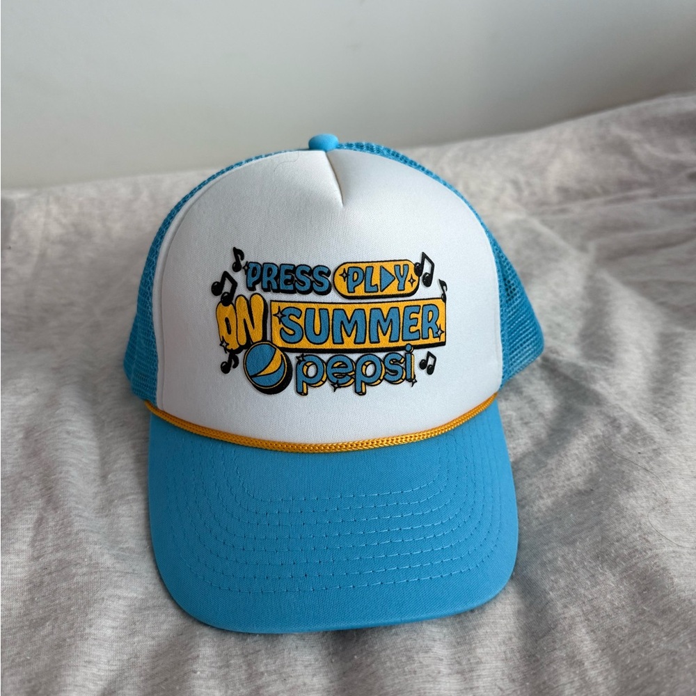Pepsi Blue and White Trucker Hat